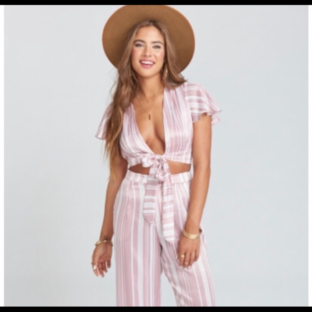 Show me your mumu arie tie top slipper stripe